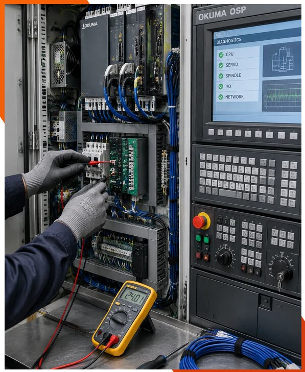 Ремонт систем ЧПУ Okuma OSP в Красноярске